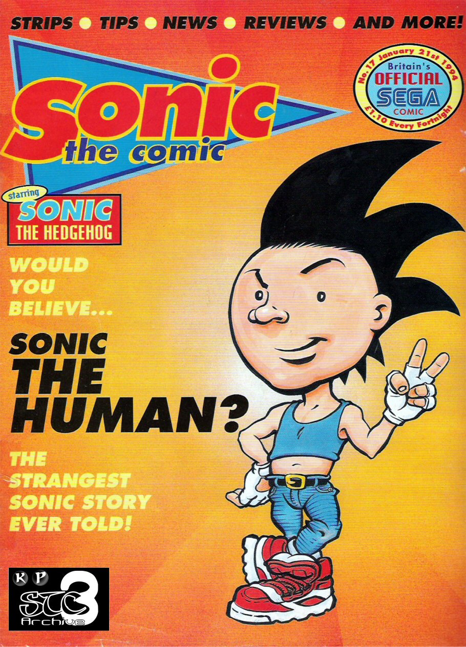 Sonic - The Comic Issue No. 017 Comic cover page